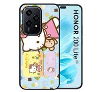 Coque Pour Honor 200 Lite - Hello Kitty I Love You - Silicone - Noir