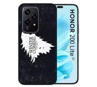 Coque Pour Honor 200 Lite - Maison Stark Winter Is Coming Alt - Silicone - Noir