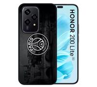 Coque pour honor 200 lite - psg paris saint germain la seine - silicone - noir