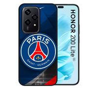 Coque Pour Honor 200 Lite - Psg Paris Saint Germain Metalise - Silicone - Noir