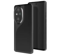 Coque pour Honor 200 Pro Silicone Souple Finition Cuir Vegan Chic Noir