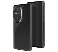 Coque pour Honor 200 Pro Silicone Souple Finition Cuir Vegan Chic Noir