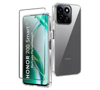 Coque Pour Honor 200 Smart 5g Et Honor X7c - Housse Etui Silicone Gel Fine + Film Ecran - Transparent Tpu