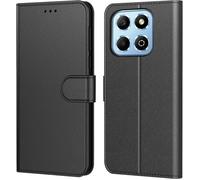 Coque pour Honor 200 Smart 5G (Pas pour Honor 200),Etui Protection Housse Premium en Cuir PU, Pochette Fermeture Magnétique, Noir