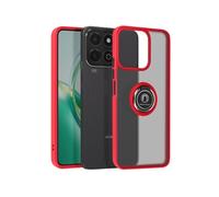 Avizar Coque pour Honor 200 Smart Bague Métallique Support Vidéo Rouge