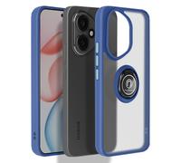Coque Pour Honor 400 Avec Support Anneau Et Fixation Magnétique Bleu
