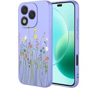 Coque Pour Honor 400 Lite 5g, Très Mince Élégante Fleurs Vignes Ou Panda Mignons Design Housse, Souple Silicone Liquide Tpu Bumper Antichoc Mat Femme Étui (Mauve A97)[Wke02050]