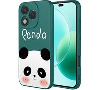 Coque Pour Honor 400 Lite 5g, Très Mince Élégante Fleurs Vignes Ou Panda Mignons Design Housse, Souple Silicone Liquide Tpu Bumper Antichoc Mat Femme Étui, Vert A02[Wke02058]
