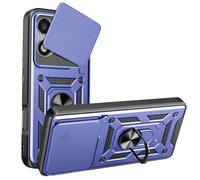 Coque pour Honor 400 Lite Bague Magnétique Protection Caméra Bleu