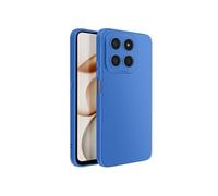 Coque pour Honor 400 Smart en Silicone Souple avec Renfort Bloc Caméra Bleu