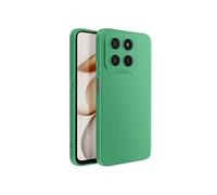 Coque pour Honor 400 Smart en Silicone Souple avec Renfort Bloc Caméra Vert