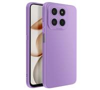 Coque pour Honor 400 Smart en Silicone Souple avec Renfort Bloc Caméra Violet
