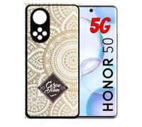 Coque Pour Honor 50 5g - Carpe Diem Modif Orient Fond Blanc - Silicone - Noir
