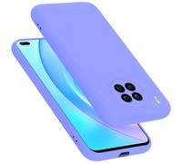 cadorabo Coque Compatible avec Honor 50 Lite, Étui Housse en Silicone- Coque pour 50 Lite- Protection Antichoc, Anti-Empreintes- TPU Housse de Protection - Mat Liquid Light Purple