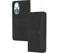 Coque Pour Honor 50 Se,Étui En Cuir Portefeuille Housse Avec Fente Carte,Étui Portefeuille En Cuir,Antichoc Flip Folio Case,Housse Premium Pu Portefeuille-Noir