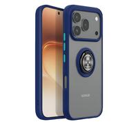 Coque pour Honor 600 / 600 Pro avec Support Anneau et Fixation Magnétique Bleu nuit