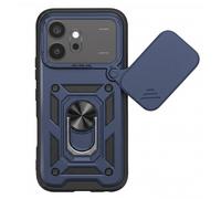 Coque pour Honor 600, Cache Caméra Pivotant et Bague Support