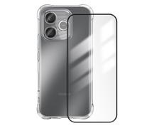 Avizar Coque pour Honor 600 Lite Antichoc à Coins Bumper avec Verre Trempé