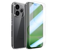 Coque pour Honor 600 Lite avec Protection d'Écran en Verre Trempé Mayaxess Transparent