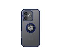 Coque pour Honor 600 Lite avec Support Anneau et Fixation Magnétique Bleu