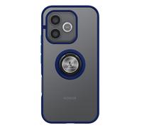 Coque pour Honor 600 Lite avec Support Anneau et Fixation Magnétique Bleu