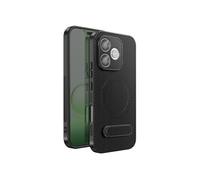 Coque pour Honor 600 Lite Effet Carbone Compatible /2 avec Béquille, Noir
