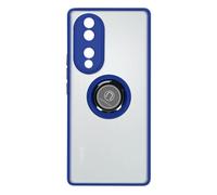 Coque pour Honor 70 avec Bague de Maintien Compatible Support Magnétique Bleu