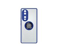 Coque pour Honor 70 avec Bague de Maintien Compatible Support Magnétique Bleu