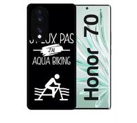 Coque Pour Honor 70 - J Peux Pas J Ai Aqua Biking 2 - Silicone - Noir