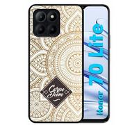 Coque Pour Honor 70 Lite - Carpe Diem Modif Orient Fond Blanc - Silicone - Noir