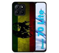 Coque Pour Honor 70 Lite - Listen To Bob Marley - Silicone - Noir