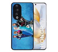 Coque Pour Honor 90 - Frozen Reine Des Neiges - Silicone - Noir