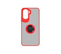 Coque pour Honor 90 Lite Bi-matière Bague Métallique Support Vidéo Ringip Rouge