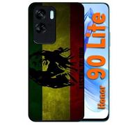 Coque Pour Honor 90 Lite - Listen To Bob Marley - Silicone - Noir