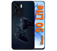 Coque Pour Honor 90 Lite - Manette 3d Xbox Game - Silicone - Noir