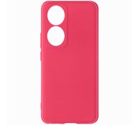 Coque pour Honor 90 Semi-rigide Soft-touch Fast Cover Fuchsia