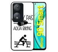 Coque Pour Honor 90 Smart - J Peux Pas J Ai Aqua Biking 1 - Silicone - Noir