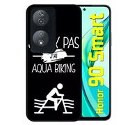 Coque Pour Honor 90 Smart - J Peux Pas J Ai Aqua Biking 2 - Silicone - Noir