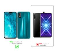 cadorabo Coque Compatible avec Honor 9X Lite en Gris Floral - Housse Protection en Design de Fleur avec Fermoire Magnétique, Stand Horizontal et 3 Fentes Cartes - Etui Poche Folio Case Cover