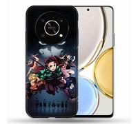 Coque pour Honor Magic 4 Lite Manga Demon Slayer Noir
