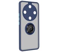 Coque Pour Honor Magic 6 Lite 5g Bague Métallique Fonction Support Bleu Nuit
