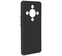 Coque pour Honor Magic 6 Lite 5G Semi-rigide Soft-touch Anti-traces Noir