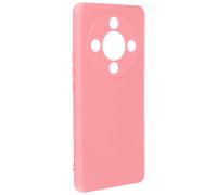 Coque pour Honor Magic 6 Lite 5G Semi-rigide Soft-touch Anti-traces Rose clair