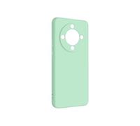 Coque pour Honor Magic 6 Lite 5G Semi-rigide Soft-touch Anti-traces Vert Pâle