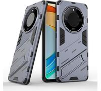 Coque Pour Honor Magic 6 Lite, Intégrale De Protection Rigide Pc Et Tpu Silicone Antichoc Étui Housse Avec Béquille Pour Honor Magic 6 Lite Grise