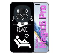 Coque Pour Honor Magic 6 Pro - J Peux Pas J Ai Plage 2 - Silicone - Noir