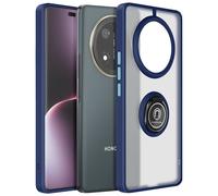 Coque Pour Honor Magic 7 Lite Avec Bague Métallique Support Vidéo Bleu