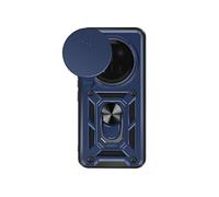 Coque pour Honor Magic 7 Lite Bague Support avec Protection Caméra Bleu nuit