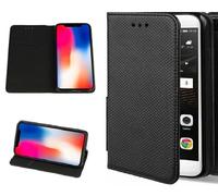Coque pour Honor Magic 7 Lite - Etui Housse Portefeuille Fermeture Magnétique Noir