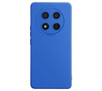 Coque pour Honor Magic 7 Lite Silicone Lisse Bloc Caméra Protégé Bleu